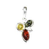 Modern Baltic Amber Pendant - Trio1
