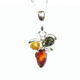 Modern Baltic Amber Pendant - Trio1