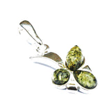 Modern Baltic Amber Pendant - Trio
