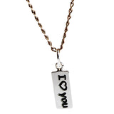 Beautiful Silver Love Charm-Pendants