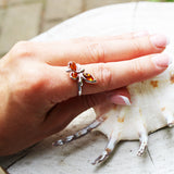 Stunning Amber Ring Design