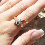 Stunning Amber Ring Design