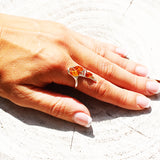 Fancy Baltic Amber Ring Design