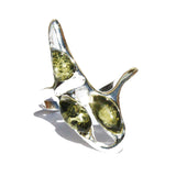 Fancy Baltic Amber Ring Design