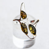 Fancy Baltic Amber Ring Design