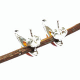 Baltic Amber Stud Earrings