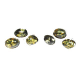 Baltic Amber Silver Studs - Trio