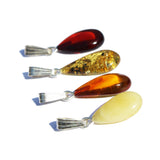 Romantic Baltic Amber Pendant - Drop