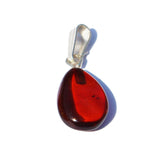 Romantic Baltic Amber Pendant - Drop