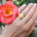 Baltic Amber Stretch Ring 601