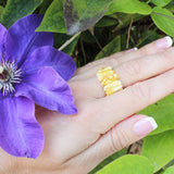 Baltic Amber Stretch Ring
