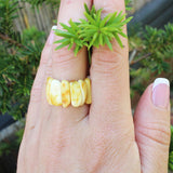 Baltic Amber Stretch Ring