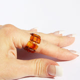Baltic Amber Stretch Ring 601