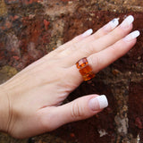 Baltic Amber Stretch Ring 601