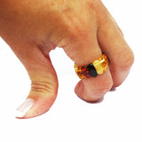 Baltic Amber Stretch Ring