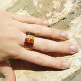 Baltic Amber Stretch Ring