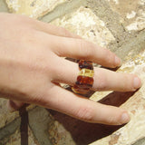 Baltic Amber Stretch Ring