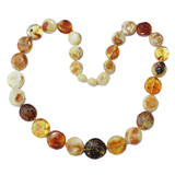 Adorable Unpolished Butterscotch or Mixed Amber Necklace