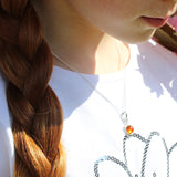 Honey Baltic Amber Pendant - Little Bead