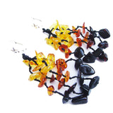 Traditional Style Amber Earrings