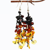Traditional Style Amber Earrings