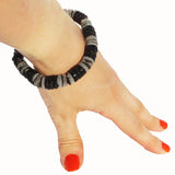 Beautiful Pattern Bracelets With Amber Disc Beads
