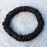 Beautiful Pattern Bracelets With Amber Disc Beads