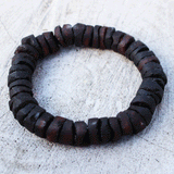Beautiful Pattern Bracelets With Amber Disc Beads