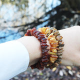 Classic Unpolished Baltic Amber Bracelet
