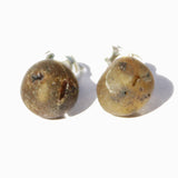 Baltic Amber Studs - Dots