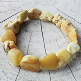 Unpolished Butterscotch Amber Bracelet