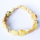 Unpolished Butterscotch Amber Bracelet